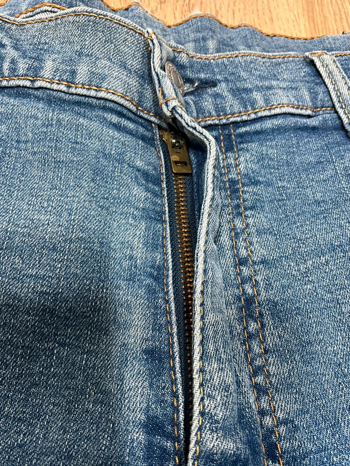 Jean Levi’s Homme Straight W38 L30 Vintage 99% Coton Bleu  Lvh 224 – photo 4
